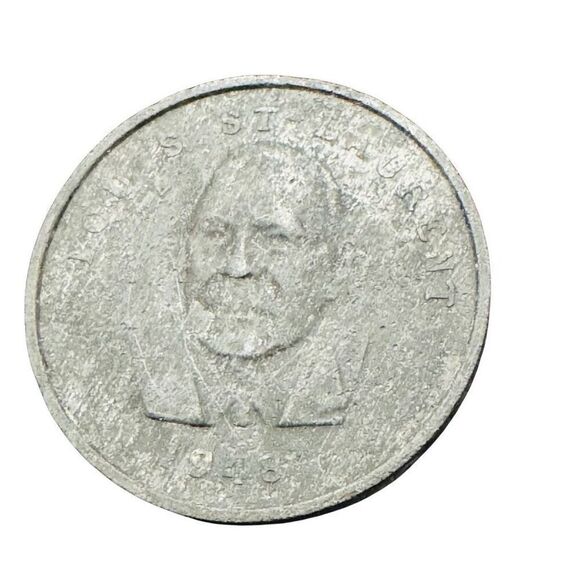 Shell Oil Token Prime Ministers of Canada 1948 - Louis St-Laurent Metal N 45568 - Picture 1 of 9